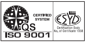 ISO 9001 – Certified System